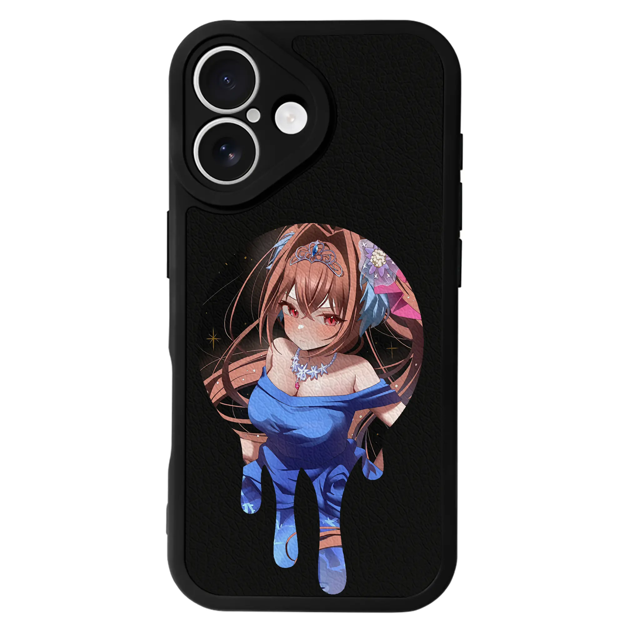 ウマ娘 プリティーダービー グッズ ダイワスカーレット - IPhone 16シリーズ対応 ・ シリコンスマホケース ・ レザー調 ・ 高精度フィット ・ 耐衝撃 ・ ワイヤレス充電対応 ・ 精密カット